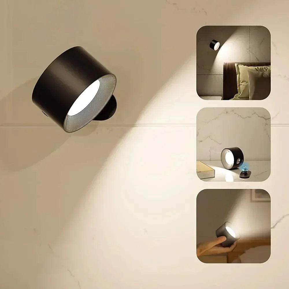ELORA Trådløs Væglampe – Minimalistisk Design med Justerbart LED Lys Bonusvis