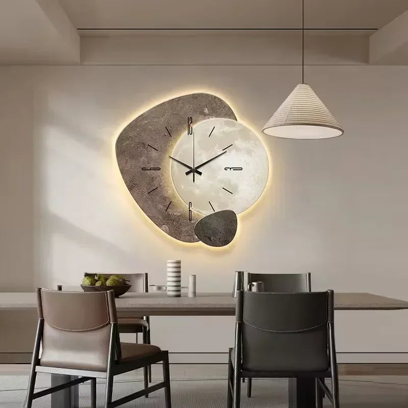 Serene Væglampe i Træ – Stille og Elegant Design til Dit Hjem Med usb-lampe B 30cm x 30cm Bonusvis
