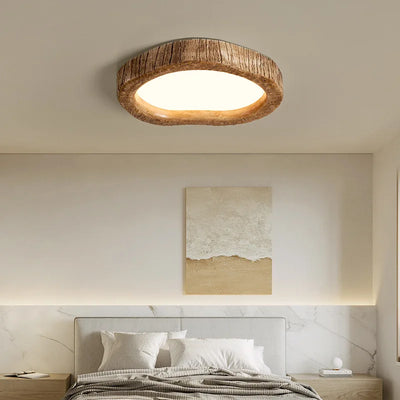 Rustik LED Plafonnier – Effekt af Træ for en Varm og Afslappende Atmosfære Bonusvis