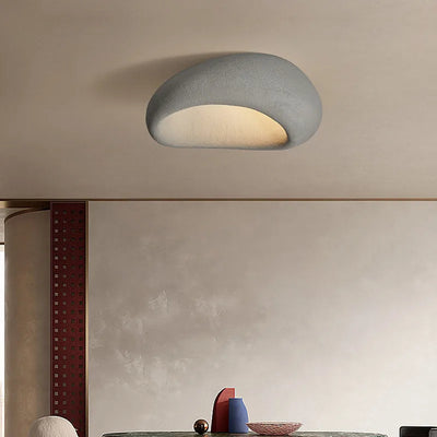 Nature Zen Pendellampe – Minimalistisk og Naturlig Belysning til Dit Hjem Cementgrå 3 skiftende lys Bonusvis