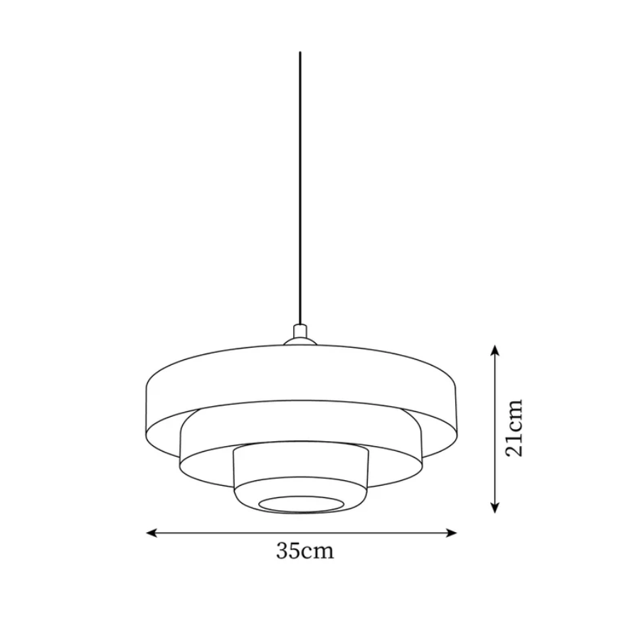 Bauhaus Mid-Century Pendel – Ikonisk Jernlampe med Justerbar Længde Bonusvis
