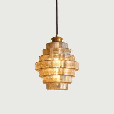 LumiFlask Messing Glas Pendellampe – Vintage Elegance til Dit Hjem Bonusvis