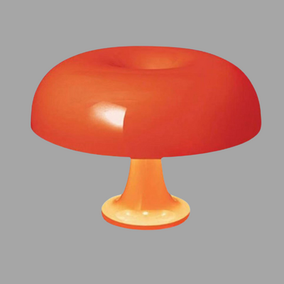 Svampeformet minimalistisk bordlampe Orange Bonusvis