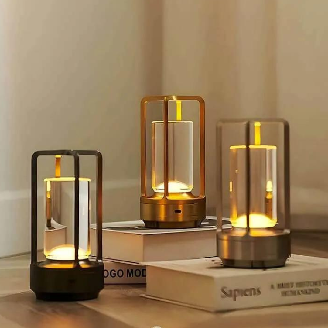 CrystalGlow Bordlampe – Prisvindende Design med Trådløs LED Teknologi Bonusvis