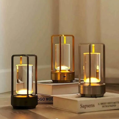 Elegant Trådløs Touch-Bordlampe – Stilfuld Belysning til Alle Rum Bonusvis