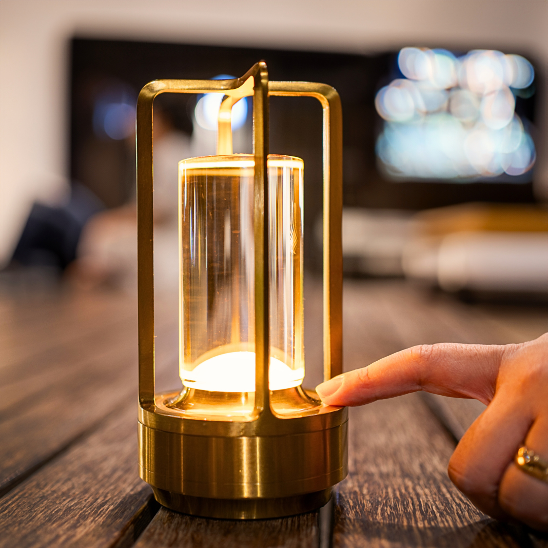 Elegant Trådløs Touch-Bordlampe – Stilfuld Belysning til Alle Rum Bonusvis