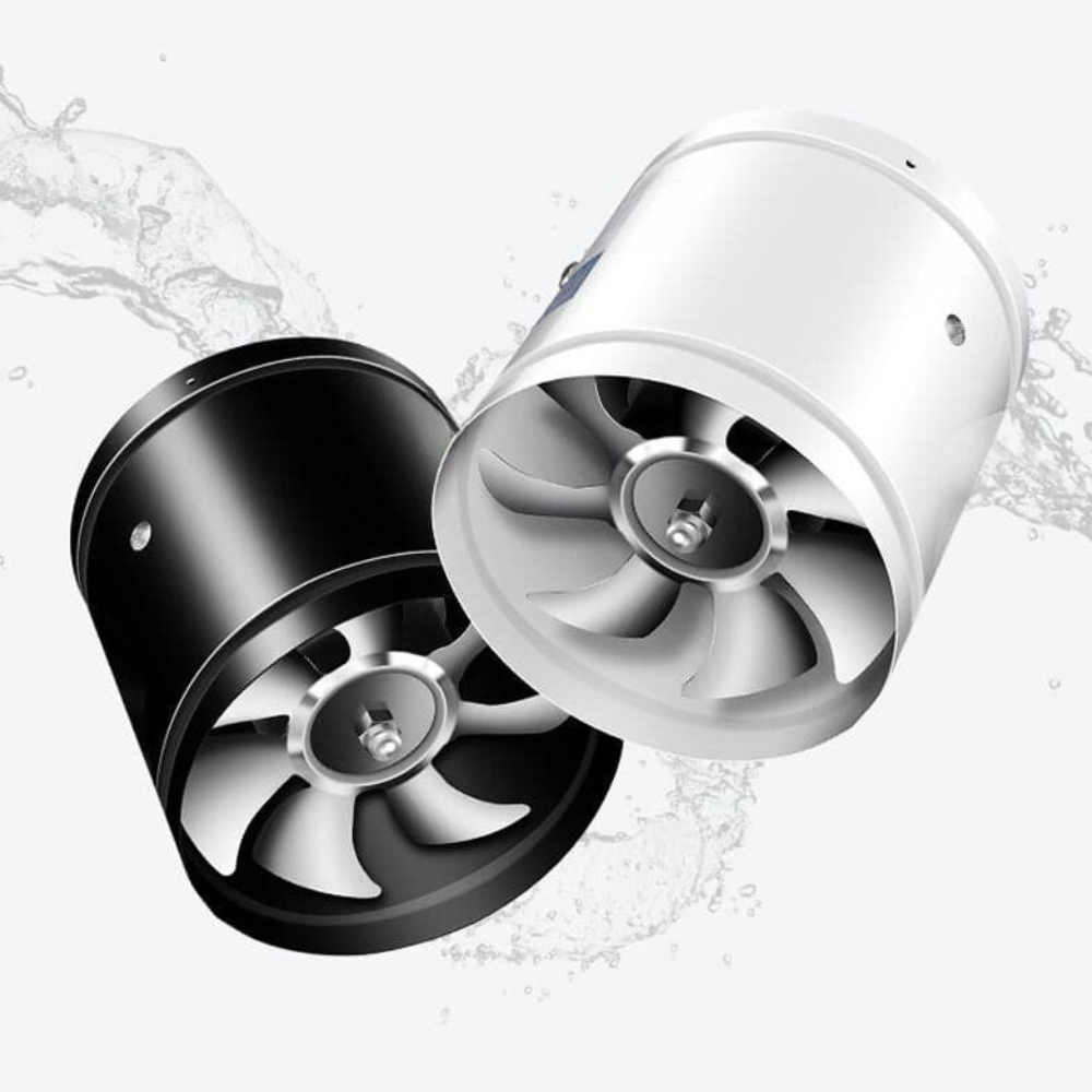 Venturox Udsugningsventilator – Støjsvag Ventilation med Kobbermotor og Metalkabinet, Flere Størrelser og Luftvolumener Hvid Bonusvis