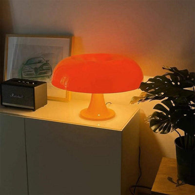 Svampeformet minimalistisk bordlampe Bonusvis