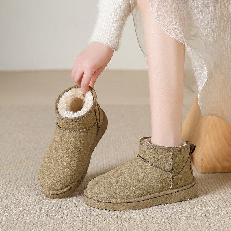 Bottines Fourrées en Cuir de Mouton – Komfort og Stil til Vinteren Bonusvis