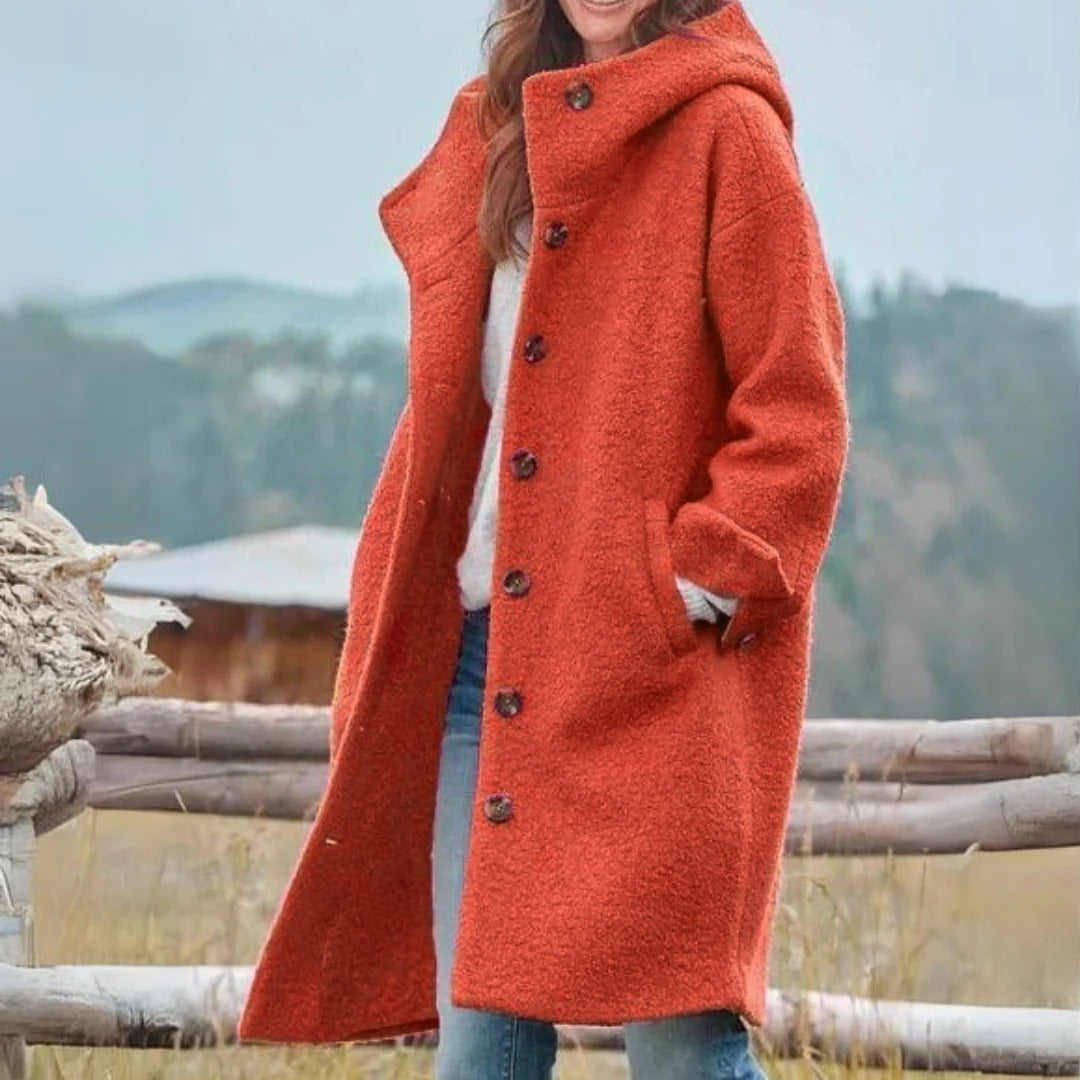 Elegant Vinterfrakke – Flatterende og Funktionel Design til Koldere Dage Orange Bonusvis