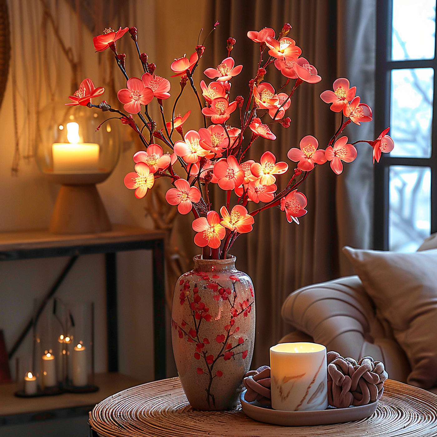 Lysgrene LED – Naturlig Elegance til Dit Hjem Kirsebærblomster Bonusvis