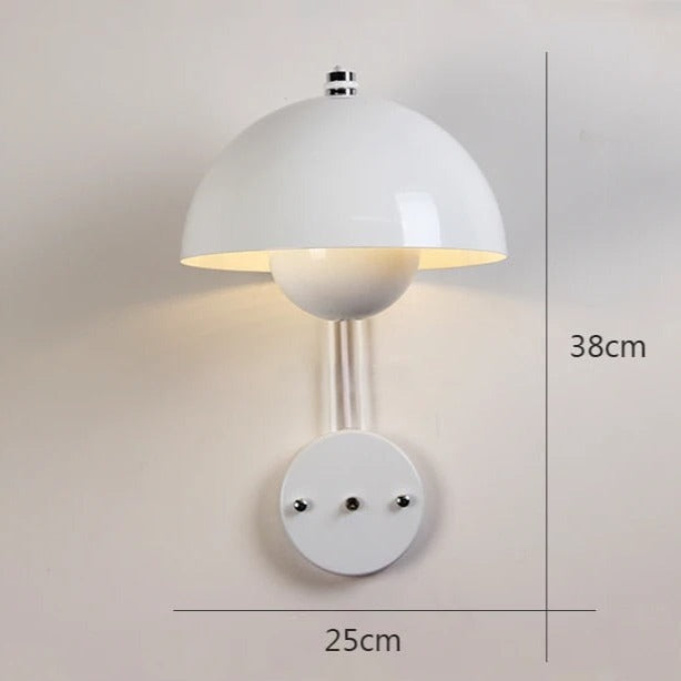 NatureGlow - Elegant væglampe med energieffektiv LED-belysning Hvid Bonusvis