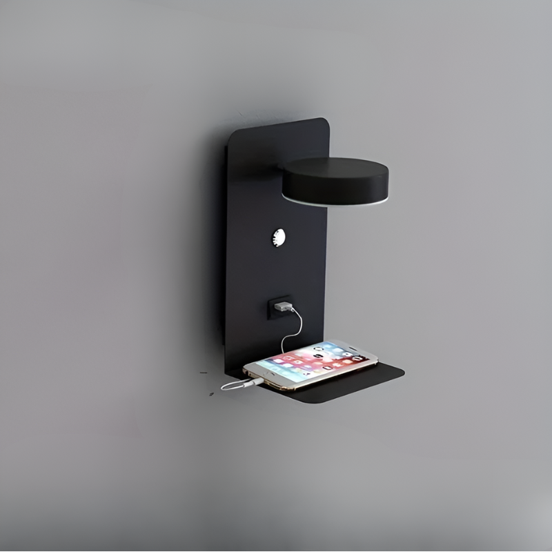 DazzleShelf | Minimalistisk & USB Opladnings Nattelygte Bonusvis