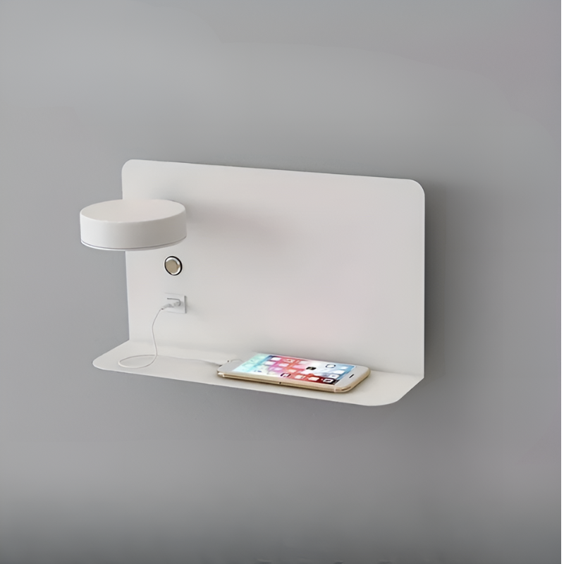 DazzleShelf | Minimalistisk & USB Opladnings Nattelygte Bonusvis
