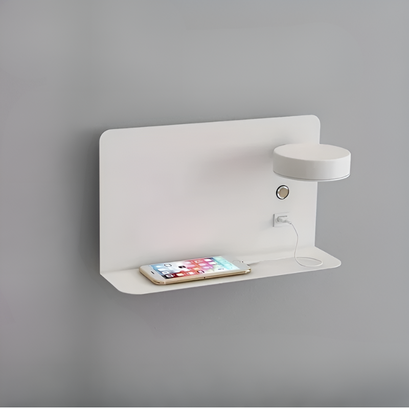 DazzleShelf | Minimalistisk & USB Opladnings Nattelygte Bonusvis