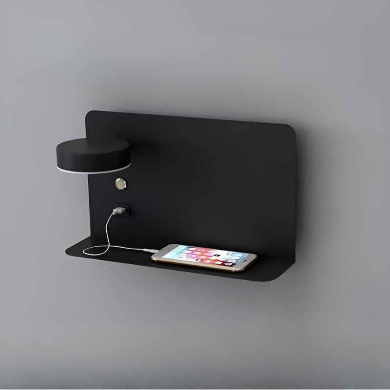 DazzleShelf | Minimalistisk & USB Opladnings Nattelygte Bonusvis