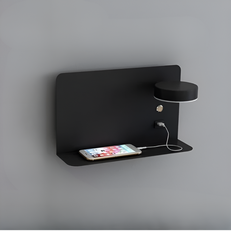 DazzleShelf | Minimalistisk & USB Opladnings Nattelygte Bonusvis