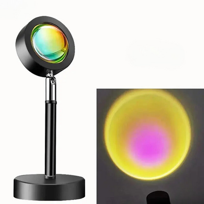 GoldenGleam | LED Solnedgangslys Projektionslampe Solnedgang Bonusvis