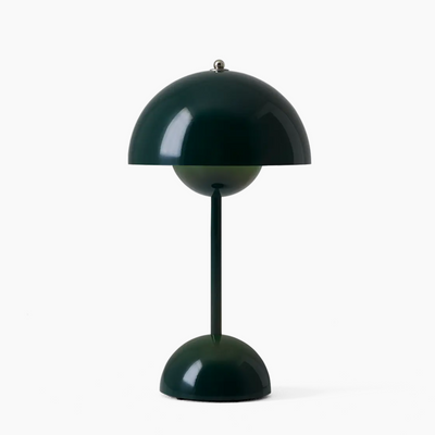Flowerpot V2 Bordlampe – Ikonisk Design og Tidløs Elegance Mørkegrøn Bonusvis