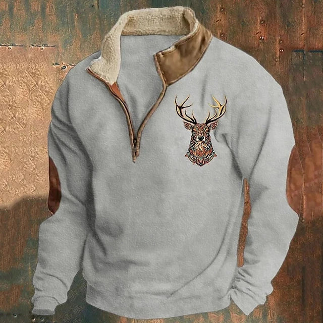 Zeke Rustik Pullover – Komfort, Stil og Alsidighed til Koldt Vejr Hvid Bonusvis