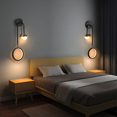 Lysandra LED Væglampe – Moderne Design i Guld og Sort med Inkluderet LED-pære Bonusvis