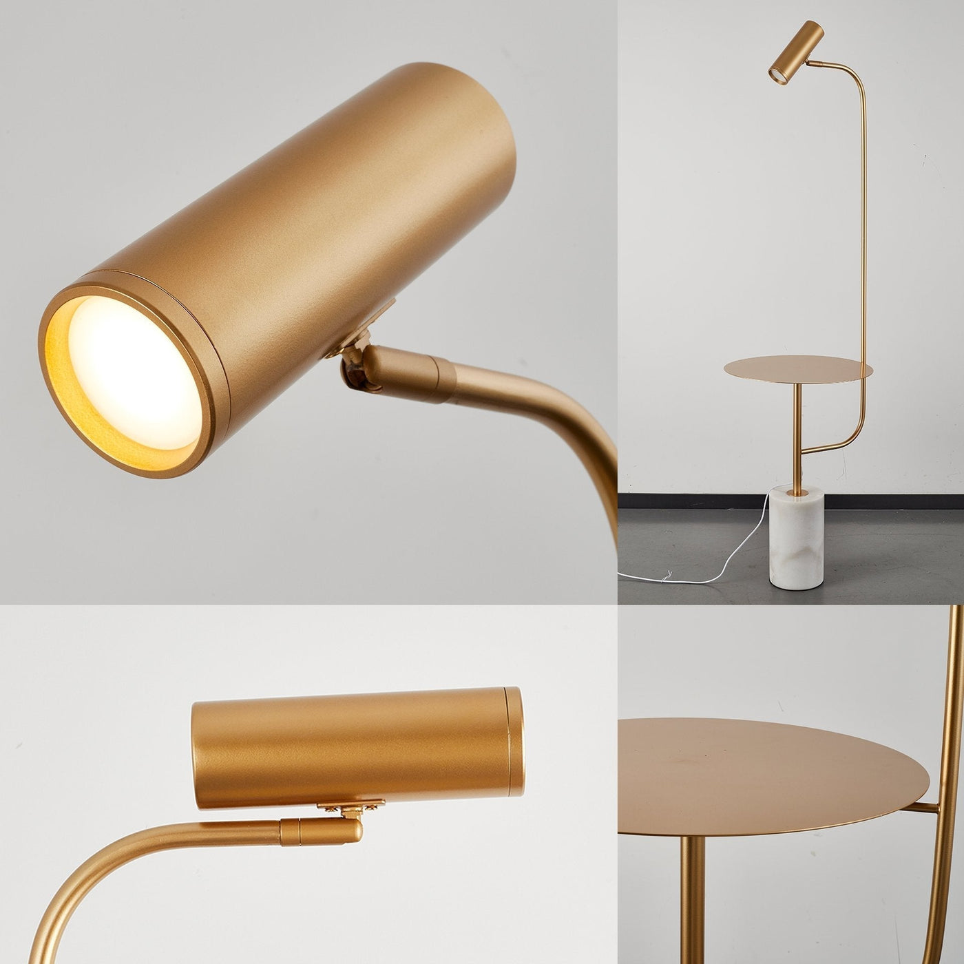 LumiMarble LED Gulvlampe – Moderne Design med Marmor og Justerbar Lys Bonusvis