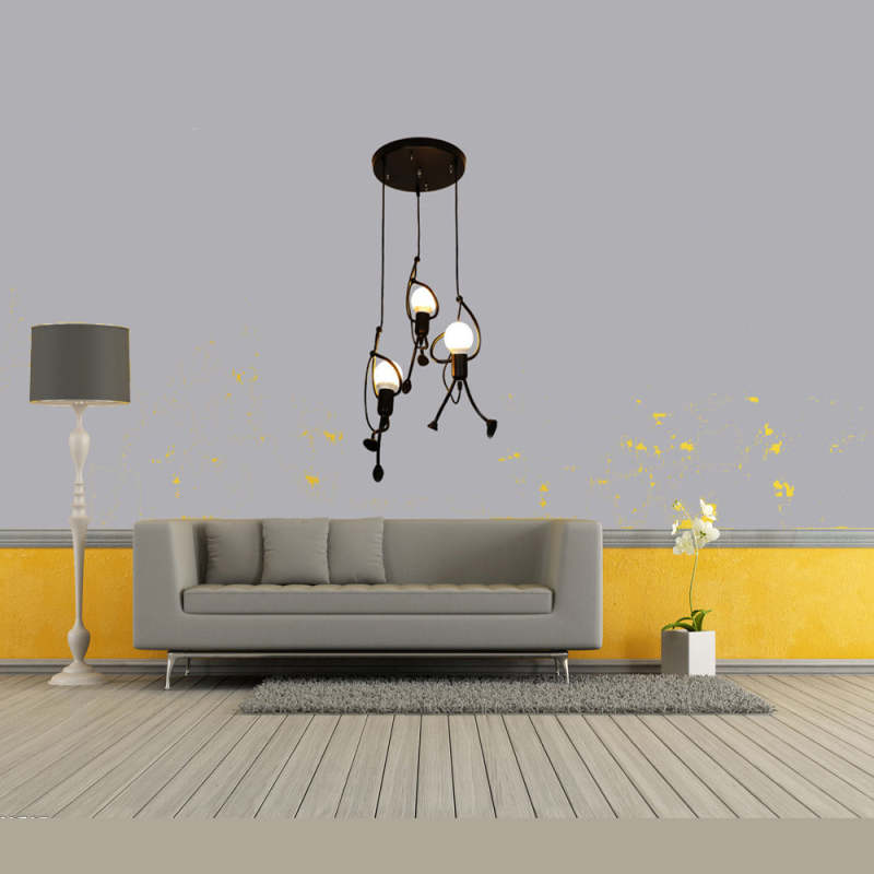 Retro Pendellampe i Metal – Justerbar og Original Belysning til Dit Hjem Bonusvis