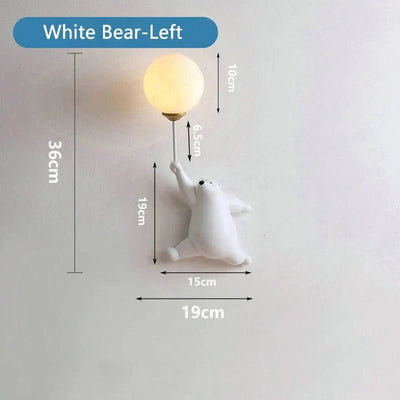 TeddyLight Væglampe – Sødt Børnevenligt Design med Blødt LED Lys Bonusvis