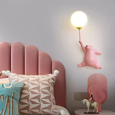 TeddyLight Væglampe – Sødt Børnevenligt Design med Blødt LED Lys Bonusvis