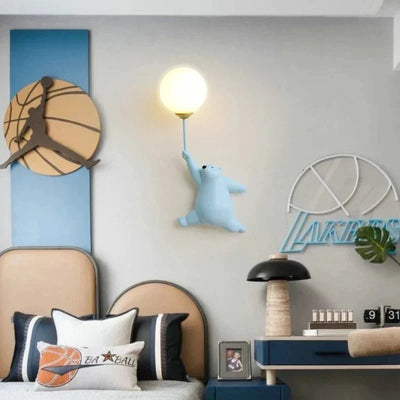 TeddyLight Væglampe – Sødt Børnevenligt Design med Blødt LED Lys Bonusvis