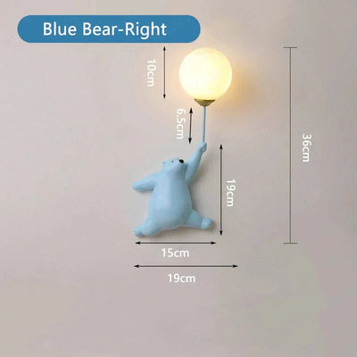 TeddyLight Væglampe – Sødt Børnevenligt Design med Blødt LED Lys Bonusvis