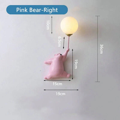 TeddyLight Væglampe – Sødt Børnevenligt Design med Blødt LED Lys Bonusvis