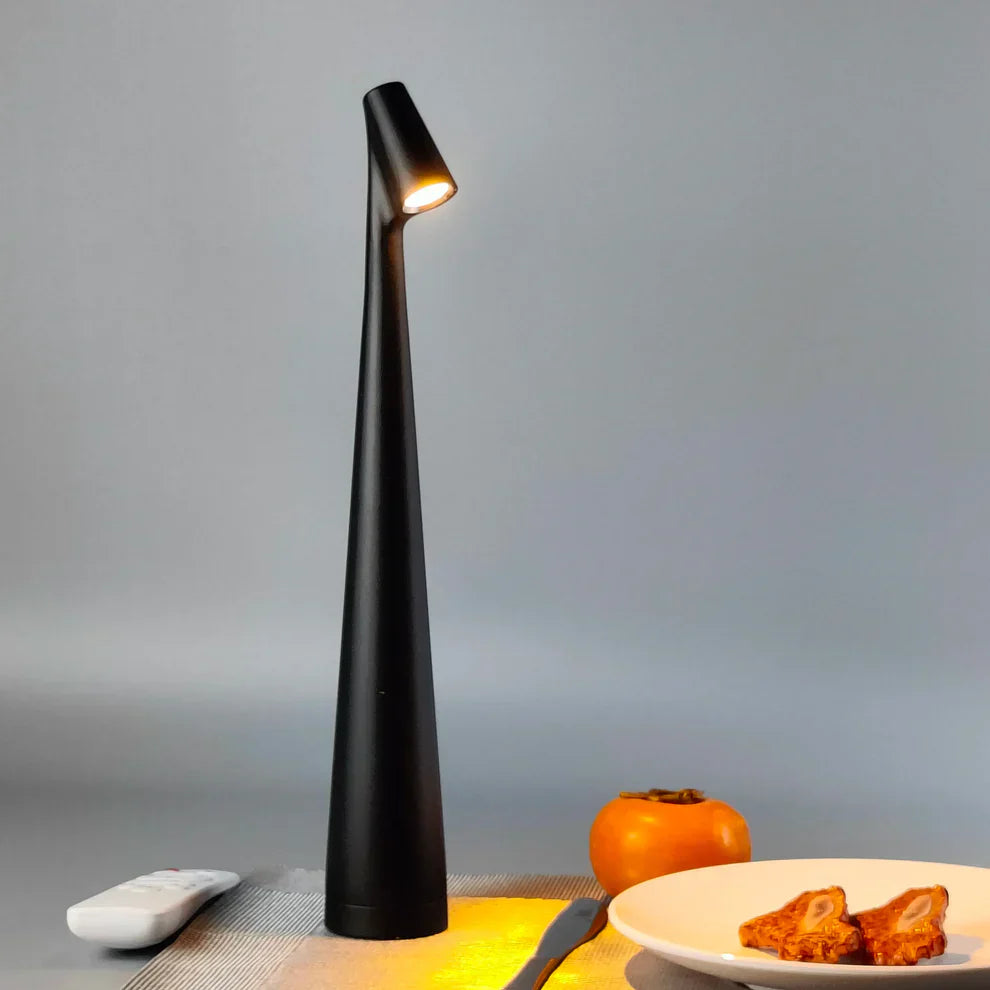 LumiFlex Trådløs LED Bordlampe – Minimalistisk Design med Touch-Dæmpning Sort Bonusvis