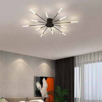 SkyLume LED Loftlampe – Moderne Design med Effektiv Belysning til Dit Hjem Sort 12W Diffus Bonusvis