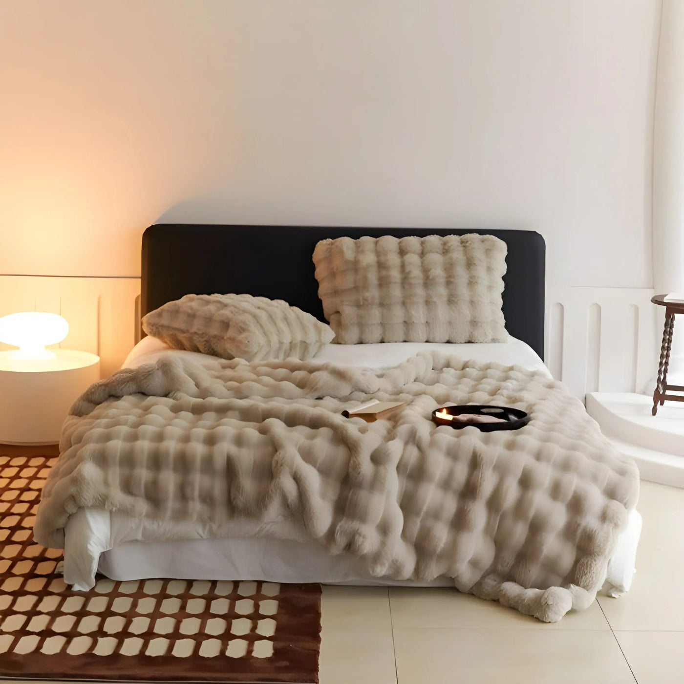 Fluff Bubble Fleece Tæppe – Luksus og Komfort til Dit Hjem Bonusvis