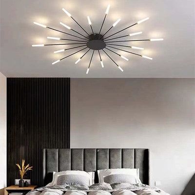 SkyLume LED Loftlampe – Moderne Design med Effektiv Belysning til Dit Hjem Sort 20W Diffus Bonusvis