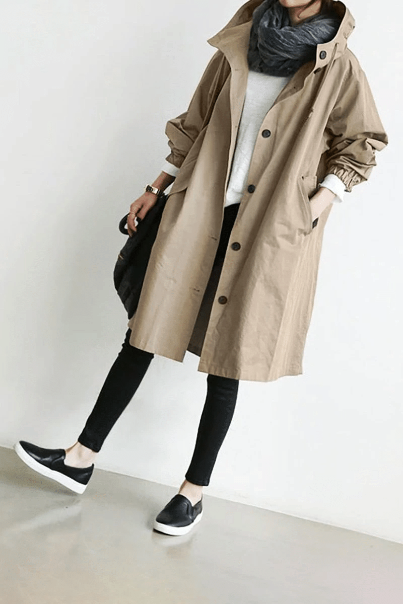 Vindjakke - Vandtæt og Letvægts Design til Alle Vejrforhold Khaki farver Bonusvis