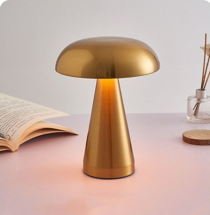 Lumio Trådløs Bordlampe – Justerbar Lysstyrke med Elegant Metaldesign og Lang Batterilevetid Bonusvis