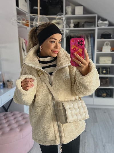 Oversize Feminin Manteau – Elegant og Luksuriøs Vinterfrakke Bonusvis