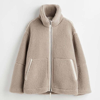 Oversize Feminin Manteau – Elegant og Luksuriøs Vinterfrakke Bonusvis