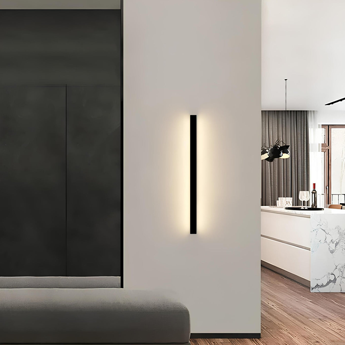 Minimalistisk LED Væglampe – Økonomisk Belysning med Moderne Design 15cm Bonusvis