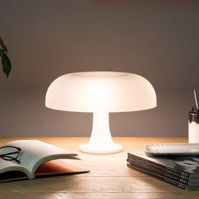 Svampeformet minimalistisk bordlampe Bonusvis