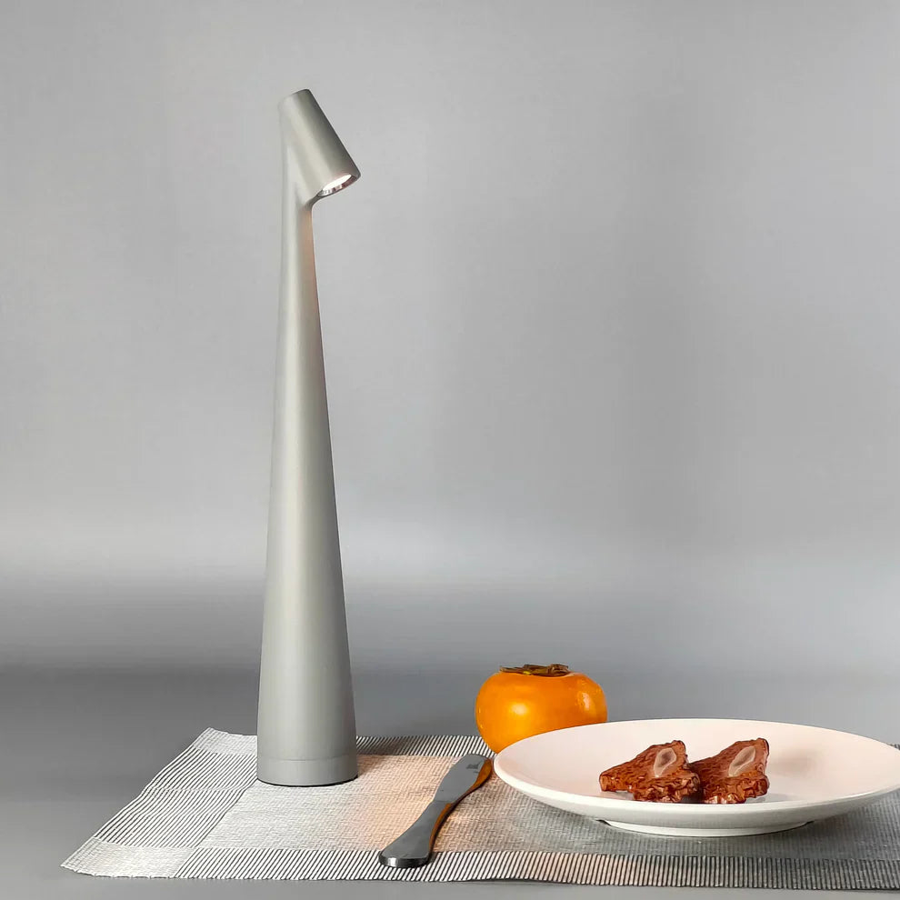 LumiFlex Trådløs LED Bordlampe – Minimalistisk Design med Touch-Dæmpning Grå Bonusvis