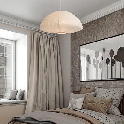 LumiEpure Lystre – Elegant Japansk Inspireret Lampe med Washi Papir og Metal Bonusvis