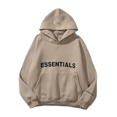 Hoodie Luxe Essential – Komfortabel og Stilfuld Sweatshirt med Kapuce Kaki Bonusvis