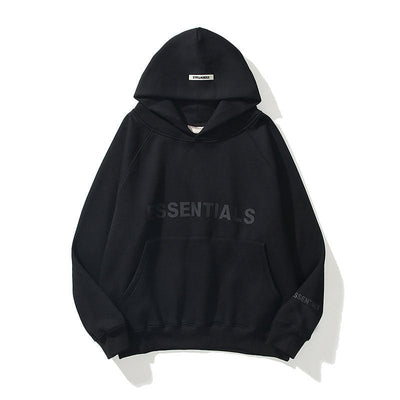 Hoodie Luxe Essential – Komfortabel og Stilfuld Sweatshirt med Kapuce Sort Bonusvis