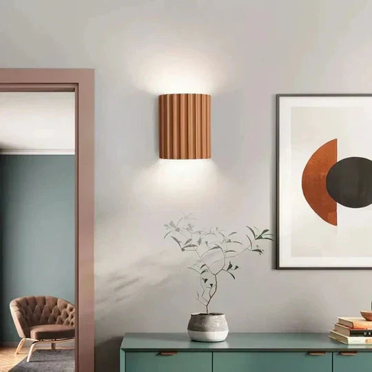 GlowResin Moderne Væglampe i Resin – Elegant LED Belysning til Dit Hjem Bonusvis