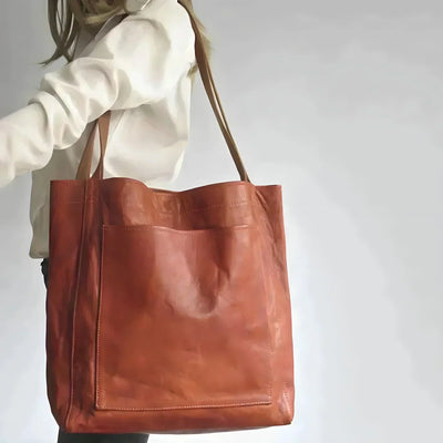 Julienne Håndtaske i Læder – Elegant og Holdbar med Suede Foring Bonusvis
