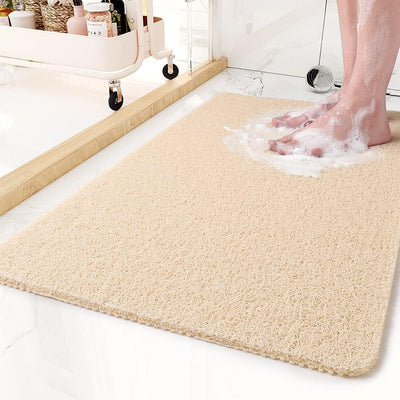 Safe Shower Mat – Antislip og Hygiejnisk Badeværelsesmåtte til Sikker Bruseoplevelse Gul Bonusvis