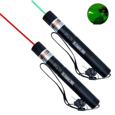 LumiPrécis 303 Laserpointer – Grøn Laser med Høj Præcision og Lang Rækkevidde Bonusvis